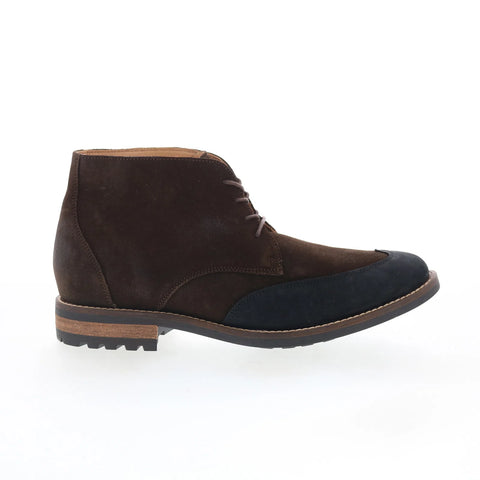 T.B. Phelps 8410-9-100 Mens Brown Suede Lace Up Chukkas Boots
