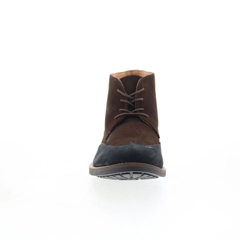 T.B. Phelps 8410-9-100 Mens Brown Suede Lace Up Chukkas Boots