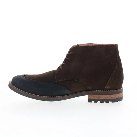 T.B. Phelps 8410-9-100 Mens Brown Suede Lace Up Chukkas Boots
