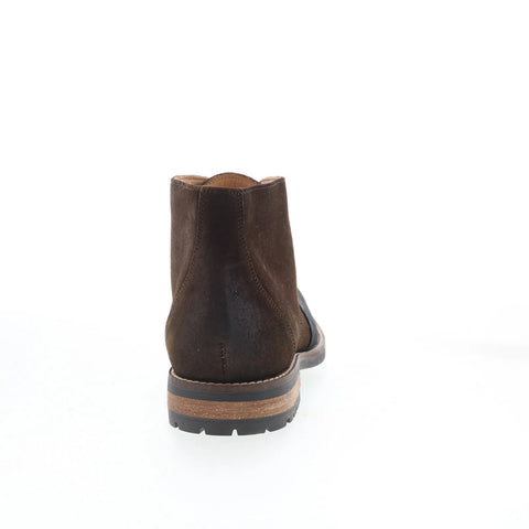 T.B. Phelps 8410-9-100 Mens Brown Suede Lace Up Chukkas Boots