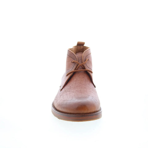 T.B. Phelps 8414-9-100 Mens Brown Leather Lace Up Chukkas Boots