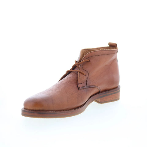 T.B. Phelps 8414-9-100 Mens Brown Leather Lace Up Chukkas Boots