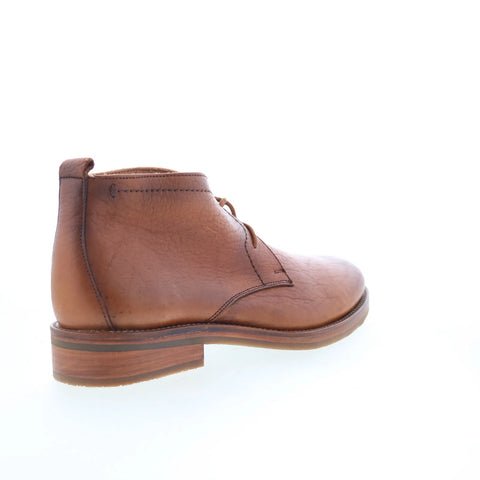 T.B. Phelps 8414-9-100 Mens Brown Leather Lace Up Chukkas Boots