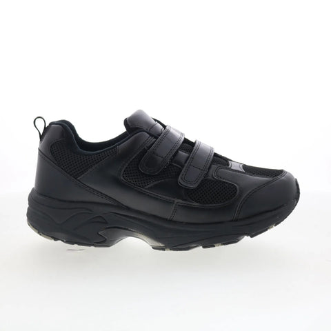 Drew Checkers V 84565-C1 Womens Black Mesh Strap Athletic Walking Shoes