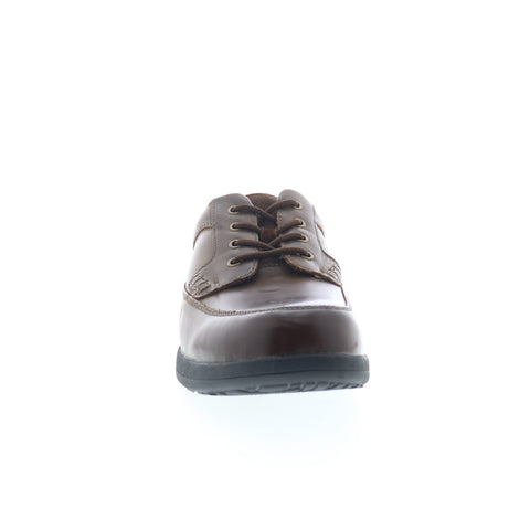 Nunn Bush Cam Moc Toe Mens Brown Wide Oxfords & Lace Ups Casual Shoes