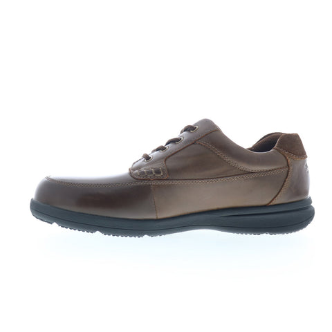 Nunn Bush Cam Moc Toe Mens Brown Extra Wide Oxfords & Lace Ups Casual Shoes