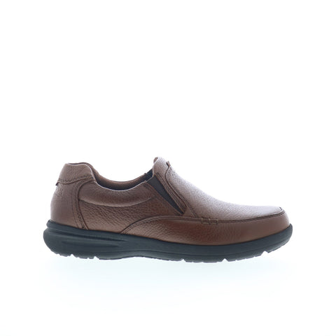 Nunn Bush Cam Slip On Mens Brown Wide Wide Loafers & Slip Ons Casual Shoes