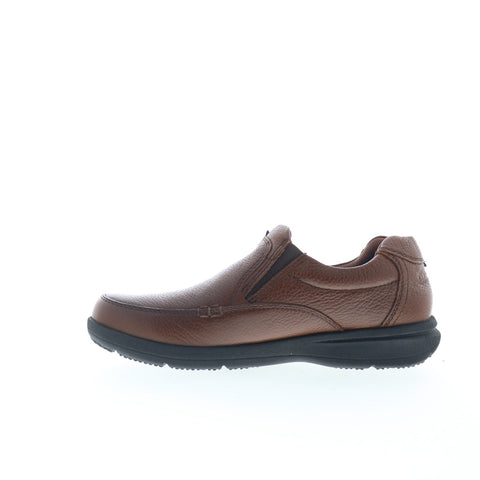 Nunn Bush Cam Slip On Mens Brown Wide Wide Loafers & Slip Ons Casual Shoes
