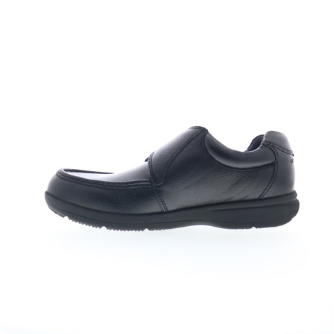 Nunn Bush Cam Moc Toe Strap 84814 Mens Black Wide Oxfords & Lace Ups Shoes