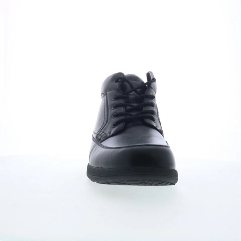 Nunn Bush Cam Moc Toe Boot 84835-007 Mens Black Wide Leather Chukkas Boots