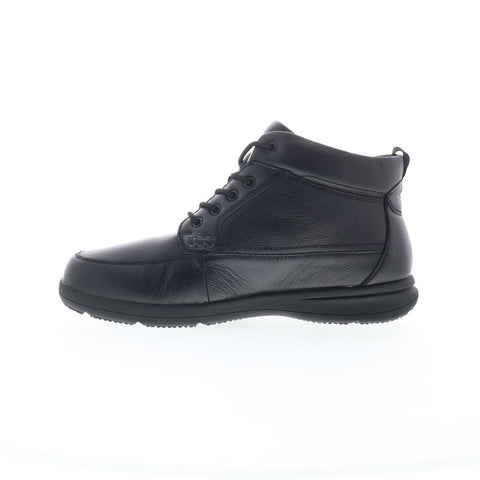 Nunn Bush Cam Moc Toe Boot 84835 Mens Black Extra Wide Leather Chukkas Boots
