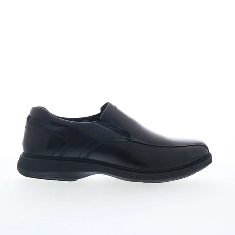 Nunn Bush Kore Pro Bike Toe Slip On Mens Black Loafers & Slip Ons Casual Shoes