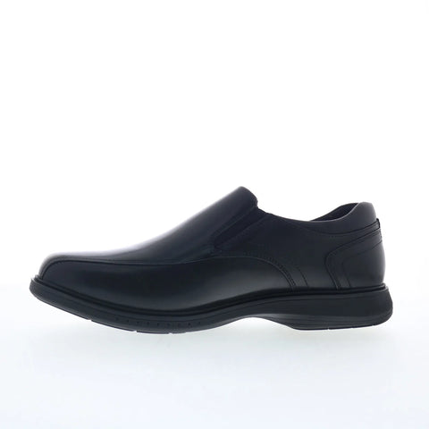 Nunn Bush Kore Pro Bike Toe Slip On Mens Black Loafers & Slip Ons Casual Shoes