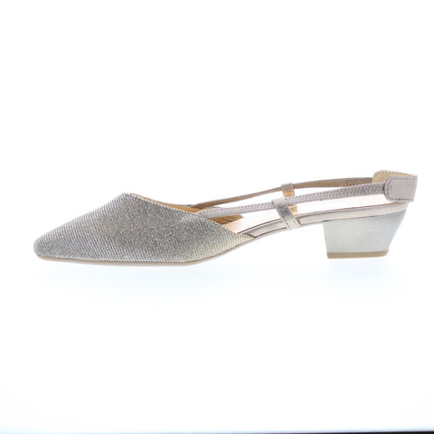 Gabor 8-5633-62 Womens Gray Slip On Slingback Heels Shoes
