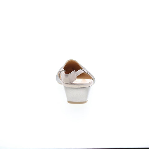 Gabor 8-5633-62 Womens Gray Slip On Slingback Heels Shoes