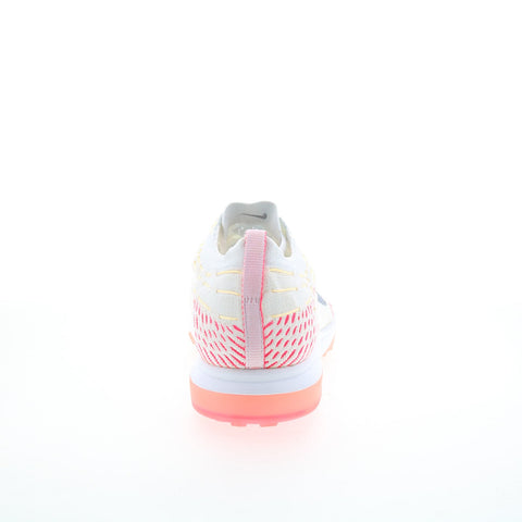 Nike Air Zoom Fearless Flyknit 850426-102 Womens White Athletic Running Shoes