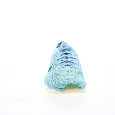 Nike Air Zoom Fearless Flyknit Womens Blue Mesh Athletic Running Shoes