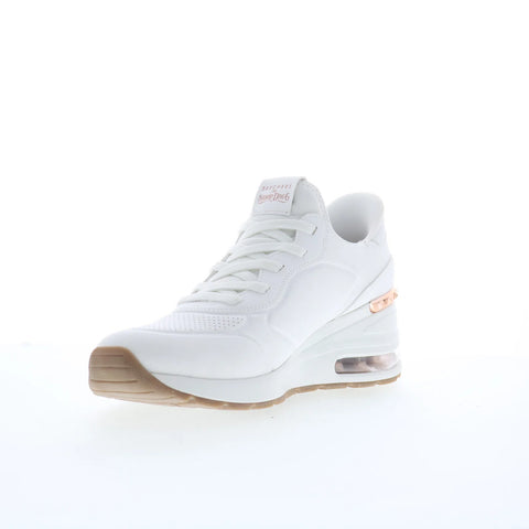 Skechers Snoop Dogg: Million Air - Luxe Daze3 Womens White Sneakers Shoes