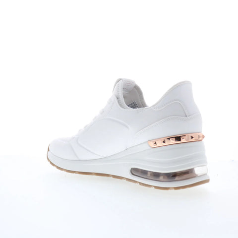 Skechers Snoop Dogg: Million Air - Luxe Daze3 Womens White Sneakers Shoes