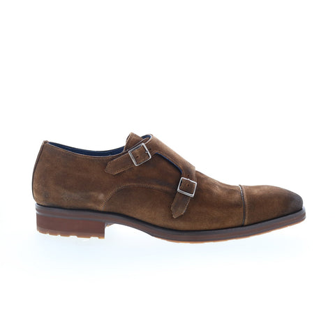 Mezlan -Kelly- Men\'s Dark Brown Suede Slip-Ons Mezlan Mez361 Mens Brown Suede Loafers & Slip Ons Casual  main image 4