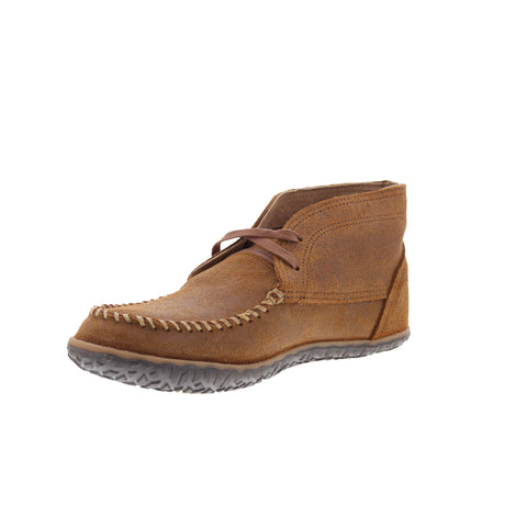 Minnetonka Tallen 873C-BRN Mens Brown Suede Lace Up Chukkas Boots