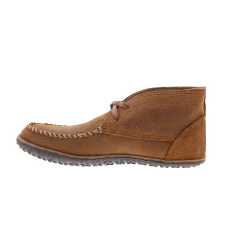 Minnetonka Tallen 873C-BRN Mens Brown Suede Lace Up Chukkas Boots