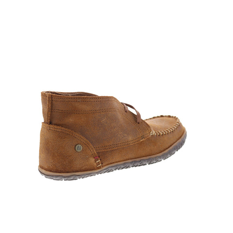 Minnetonka Tallen 873C-BRN Mens Brown Suede Lace Up Chukkas Boots