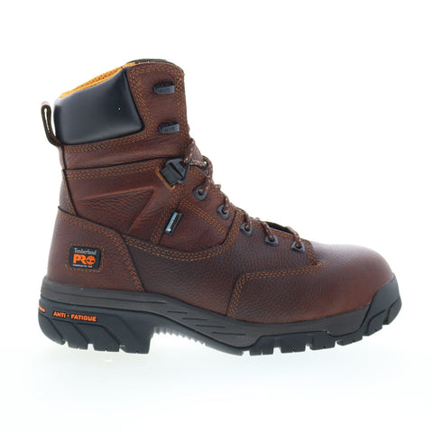 Timberland Helix 8" Alloy Toe Waterproof 87566 Mens Brown Leather Work Boots