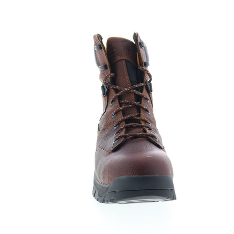 Timberland Helix 8" Alloy Toe Waterproof 87566 Mens Brown Leather Work Boots