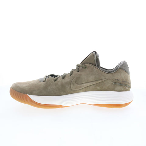 Nike Hyperdunk 2017 Low 897636-902 Mens Green Suede Athletic Basketball Shoes