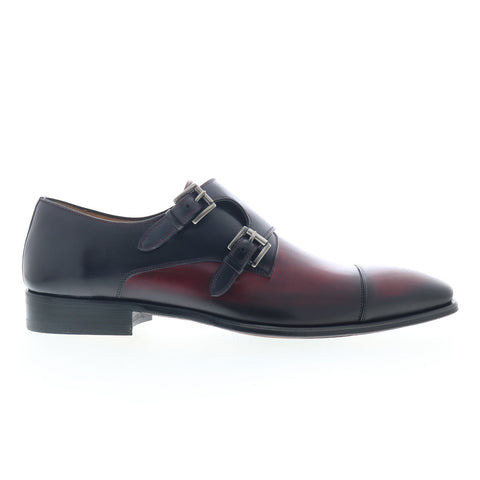 Mezlan Bardem 8979 Mens Burgundy Leather Loafers & Slip Ons Casual Shoes