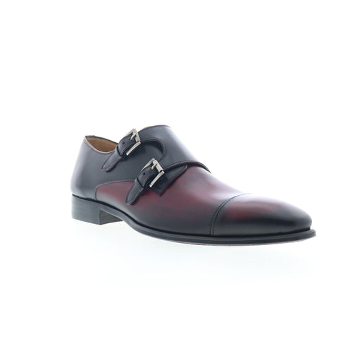 Mezlan Bardem 8979 Mens Burgundy Leather Loafers & Slip Ons Casual Shoes