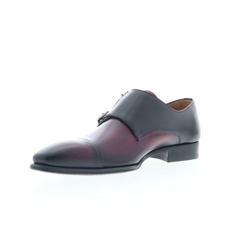 Mezlan Bardem 8979 Mens Burgundy Leather Loafers & Slip Ons Casual Shoes