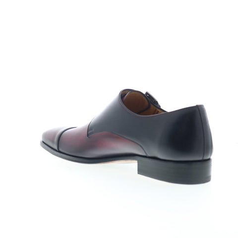 Mezlan Bardem 8979 Mens Burgundy Leather Loafers & Slip Ons Casual Shoes