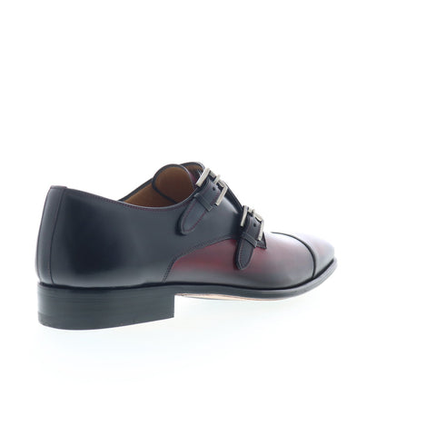 Mezlan Bardem 8979 Mens Burgundy Leather Loafers & Slip Ons Casual Shoes