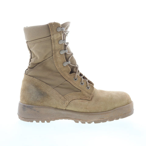 McRae Steel Toe Vibram Sierra Hot Weather Made In USA Mens Brown Boots