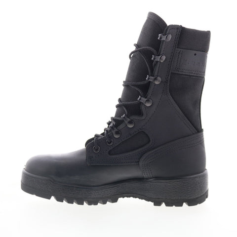 McRae Israeli Combat Boot Made In USA 89IB Mens Black Leather Tactical Boots