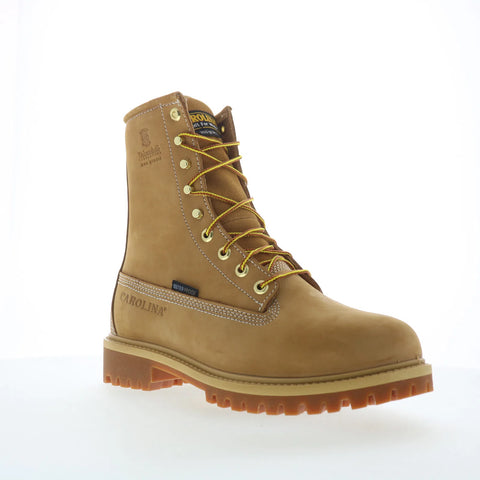 Carolina 8" Steel Toe WP Insulated Mens Beige Wide Work & Safety Boots