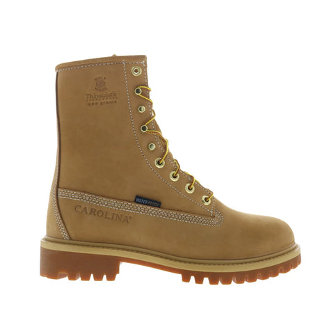 Carolina 8" Steel Toe WP Insulated Mens Beige Wide Work & Safety Boots