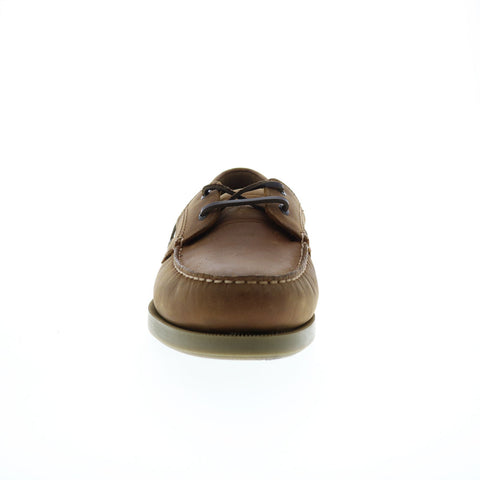 Dockers Castaway 90-1443 Mens Brown Leather Loafers & Slip Ons Boat Shoes