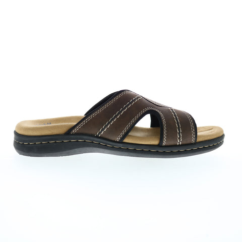 Dockers Sunland 90-21398 Mens Brown Synthetic Slides Sandals Shoes