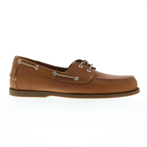 Dockers Vargas 90-30471 Mens Brown Leather Loafers & Slip Ons Boat Shoes