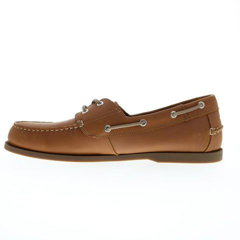 Dockers Vargas 90-30471 Mens Brown Leather Loafers & Slip Ons Boat Shoes