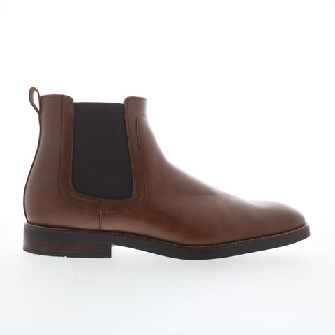 Dockers Brookside 90-36282 Mens Brown Leather Slip On Chelsea Boots