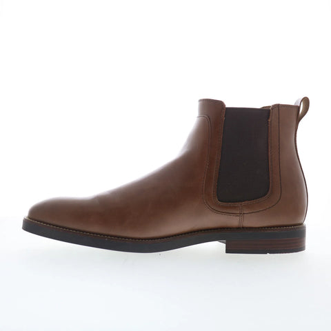 Dockers Brookside 90-36282 Mens Brown Leather Slip On Chelsea Boots