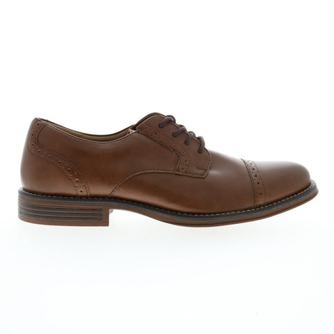 Dockers Ferrell 90-36796 Mens Brown Oxfords & Lace Ups Cap Toe Shoes