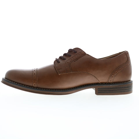 Dockers Ferrell 90-36796 Mens Brown Oxfords & Lace Ups Cap Toe Shoes