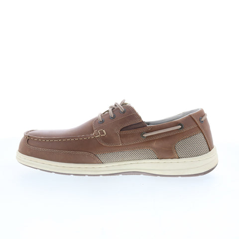Dockers Beacon 90-38613 Mens Brown Leather Loafers & Slip Ons Boat Shoes