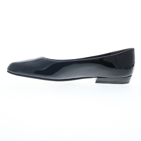 Capps Kaylx Flat 90124 Womens Black Synthetic Slip On Ballet Flats Shoes