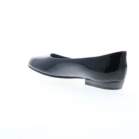 Capps Kaylx Flat 90124 Womens Black Synthetic Slip On Ballet Flats Shoes